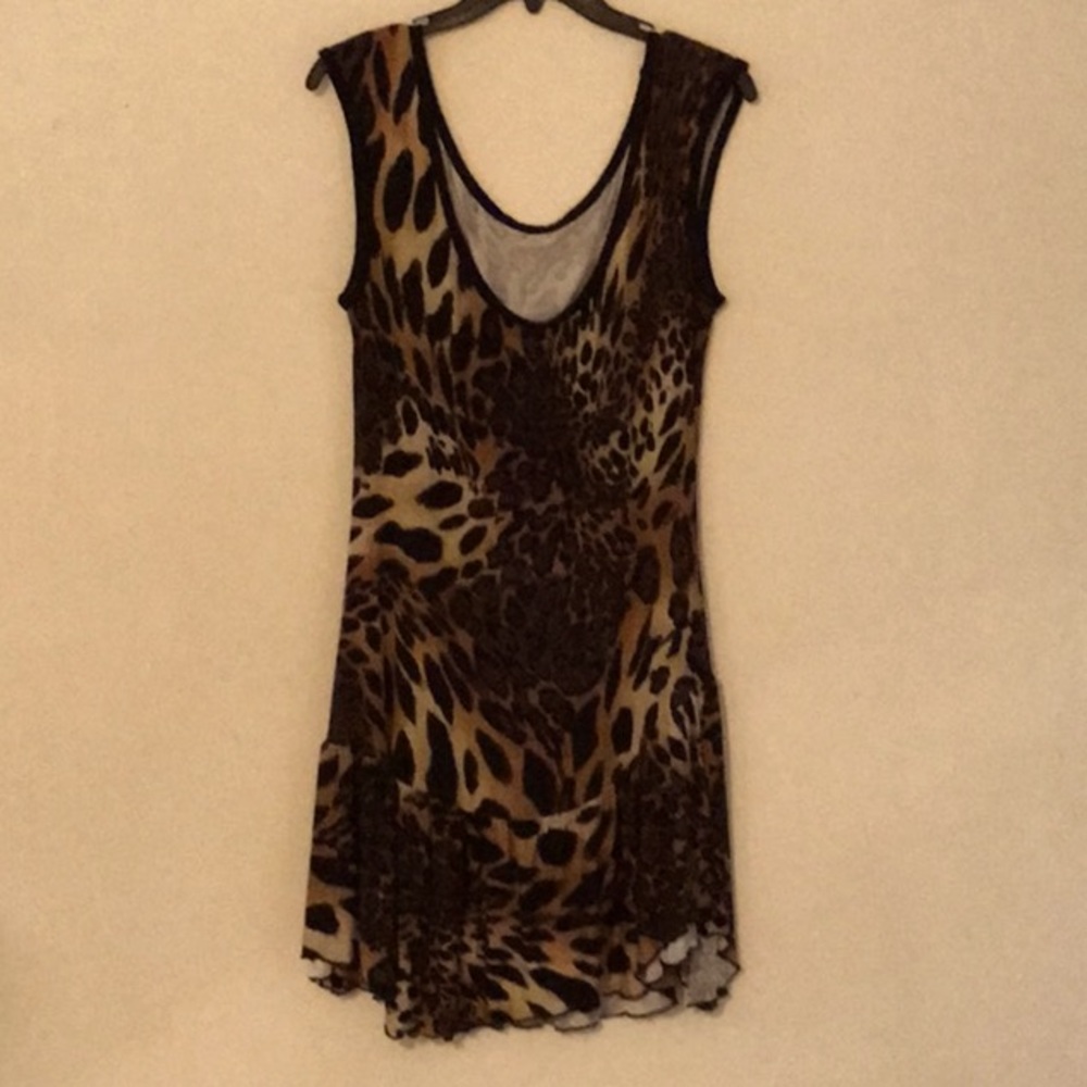 Clara Dara Cheetah Dress says large/fits like m